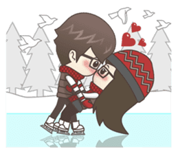 Mikaela & Lyon: Winter Edition sticker #8975543