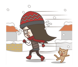 Mikaela & Lyon: Winter Edition sticker #8975545