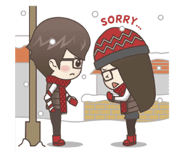 Mikaela & Lyon: Winter Edition sticker #8975546