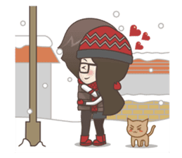Mikaela & Lyon: Winter Edition sticker #8975547