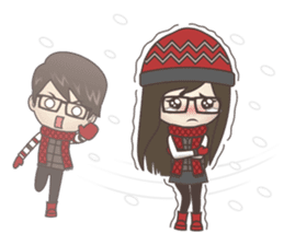 Mikaela & Lyon: Winter Edition sticker #8975548