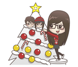 Mikaela & Lyon: Winter Edition sticker #8975554