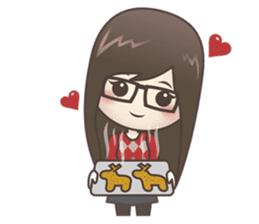 Mikaela & Lyon: Winter Edition sticker #8975555