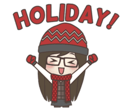 Mikaela & Lyon: Winter Edition sticker #8975566