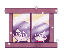 Mikaela & Lyon: Winter Edition sticker #8975572