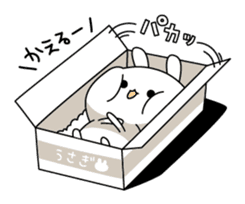 Escapism rabbit sticker #8975697