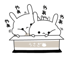 Escapism rabbit sticker #8975699