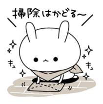 Escapism rabbit sticker #8975705