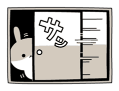 Escapism rabbit sticker #8975715