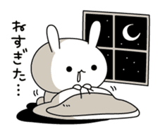 Escapism rabbit sticker #8975719