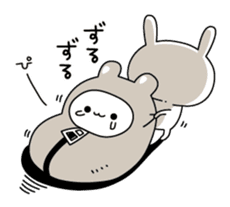 Escapism rabbit sticker #8975723