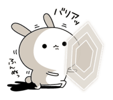 Escapism rabbit sticker #8975726