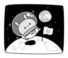 Escapism rabbit sticker #8975729