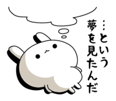 Escapism rabbit sticker #8975731