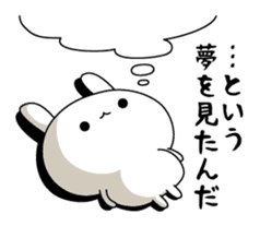 Escapism rabbit sticker #8975731