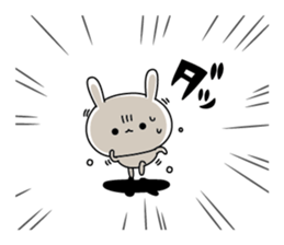 Escapism rabbit sticker #8975733