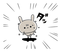 Escapism rabbit sticker #8975733
