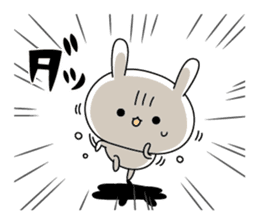 Escapism rabbit sticker #8975734