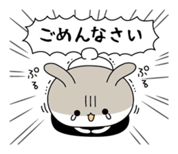 Escapism rabbit sticker #8975735