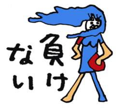 kawaii pop girl sticker #8975739