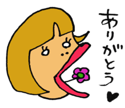 kawaii pop girl sticker #8975744