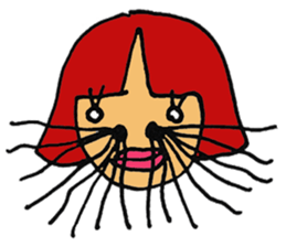 kawaii pop girl sticker #8975752