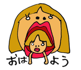 kawaii pop girl sticker #8975760