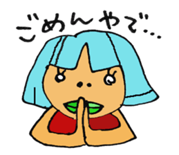 kawaii pop girl sticker #8975769