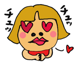 kawaii pop girl sticker #8975771