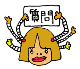 kawaii pop girl sticker #8975774