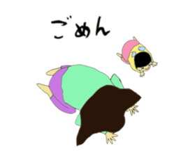 Kana and fairy Jun sticker #8975823