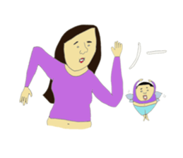 Kana and fairy Jun sticker #8975829