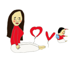 Kana and fairy Jun sticker #8975830