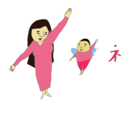 Kana and fairy Jun sticker #8975831