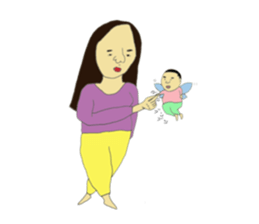 Kana and fairy Jun sticker #8975834