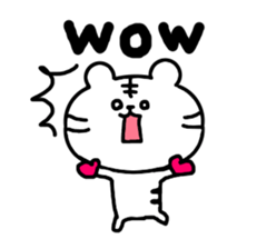 This is a day of the white tiger. sticker #8975866