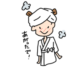cute hair girl sticker #8976596