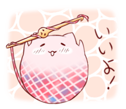 Mr. crochet needle and fur ball cat sticker #8976818