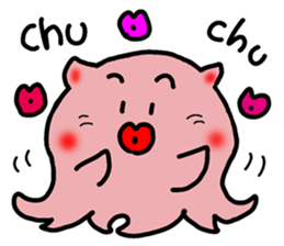 Boiled octopus sticker #8976953