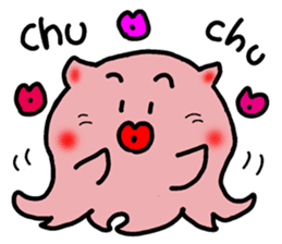 Boiled octopus sticker #8976953