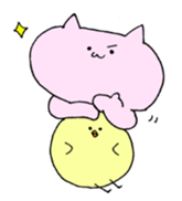 MEOWandCHICK sticker #8977050
