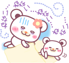 Chocolate bear -Mom and child- sticker #8977100
