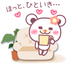 Chocolate bear -Mom and child- sticker #8977102