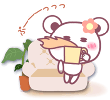 Chocolate bear -Mom and child- sticker #8977125