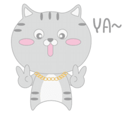 Aniki Cat and Bathhouse Cat sticker #8977189