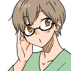 Glasses Boys And V Neck By Ayumin