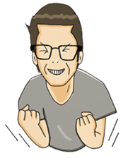 Joe - The Cool Guy In Plain Shirt sticker #8977859