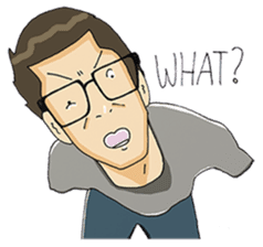 Joe - The Cool Guy In Plain Shirt sticker #8977860