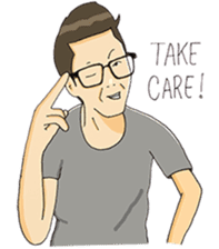 Joe - The Cool Guy In Plain Shirt sticker #8977865