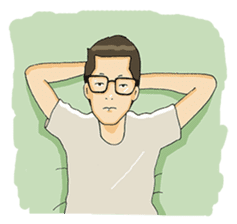 Joe - The Cool Guy In Plain Shirt sticker #8977867